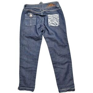 MECCA Femme Women Juniors Size 5/6 Blue Stretch Denim 24" Ankle Jeans